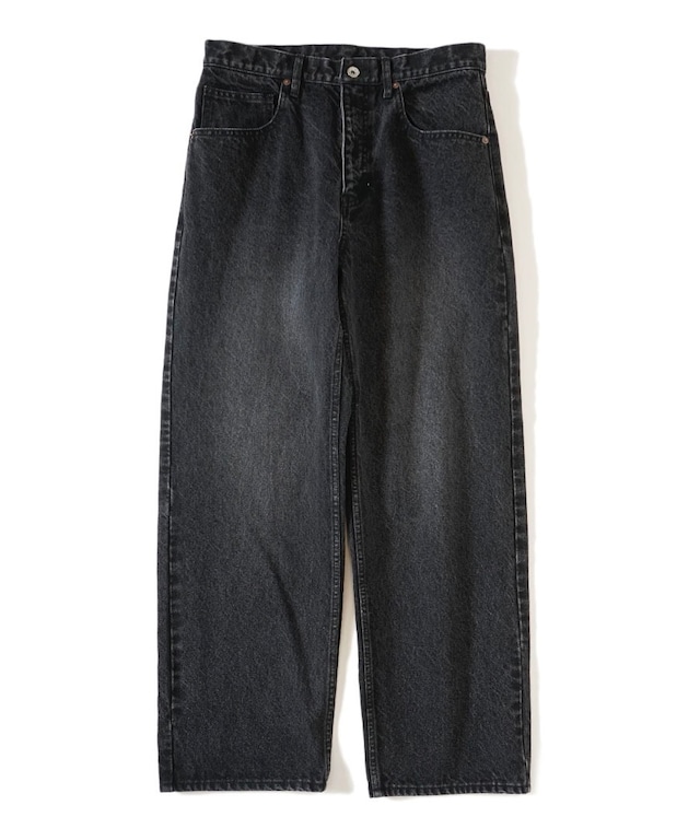 UNIVERSAL PRODUCTS./233-60504 5POKET BUGGIE DENIM PANTS (BLACK)