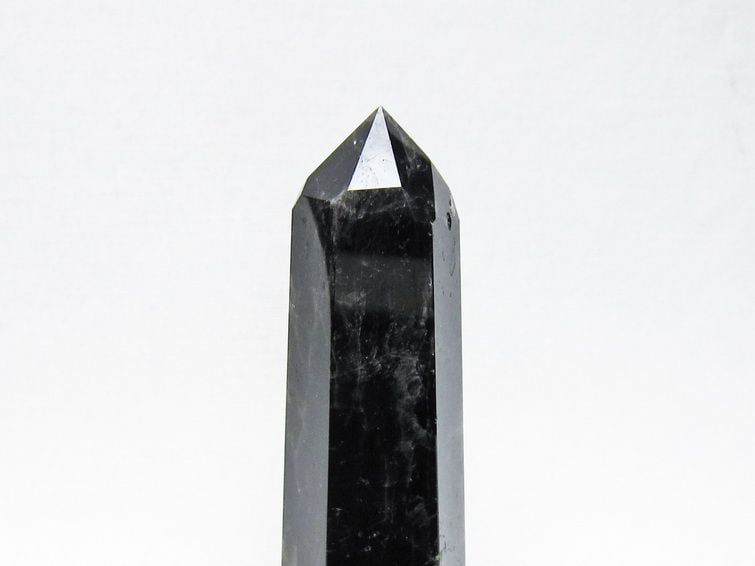 モリオン 六角柱 モリオン 六角柱 黒水晶 ポイント 置物 一点物 142-11233 | 天然石