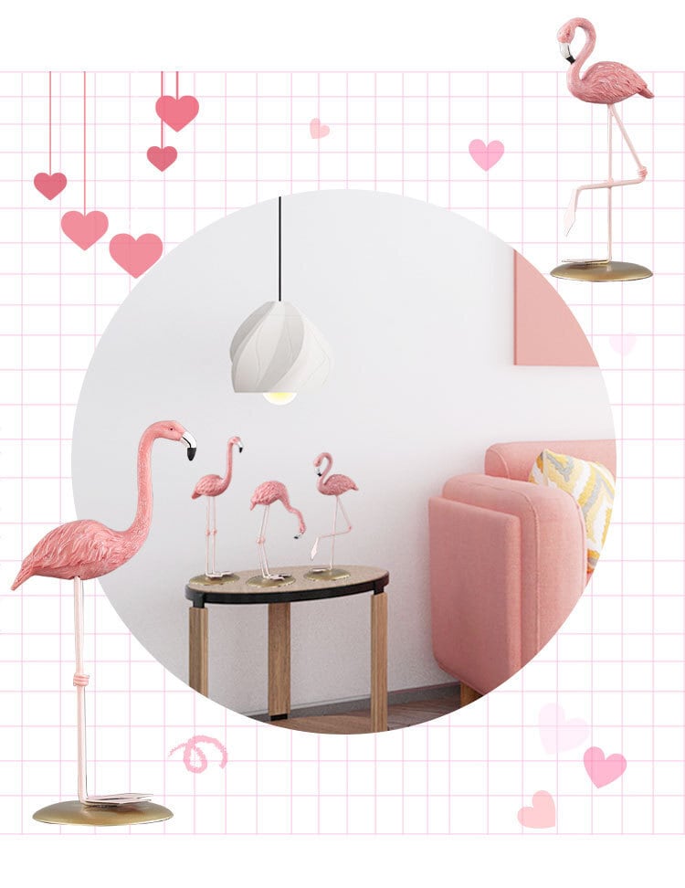 ピンクのフラミンゴオブジェ 置物 | Russel 海外インテリアセレクト ピンクのフラミンゴオブジェ 置物 | Russel 海外インテリアセレクト