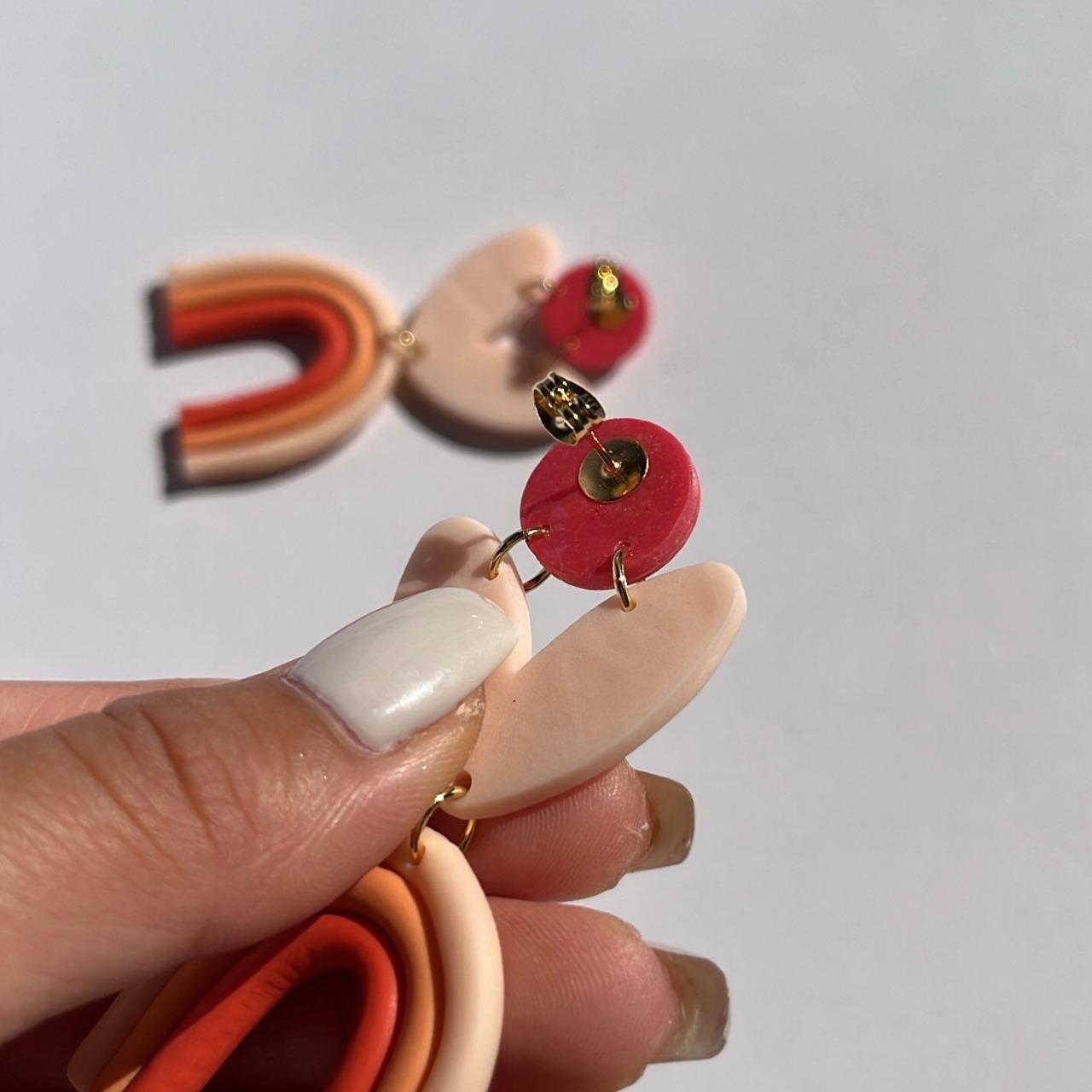 ポリマークレイピアス - 47