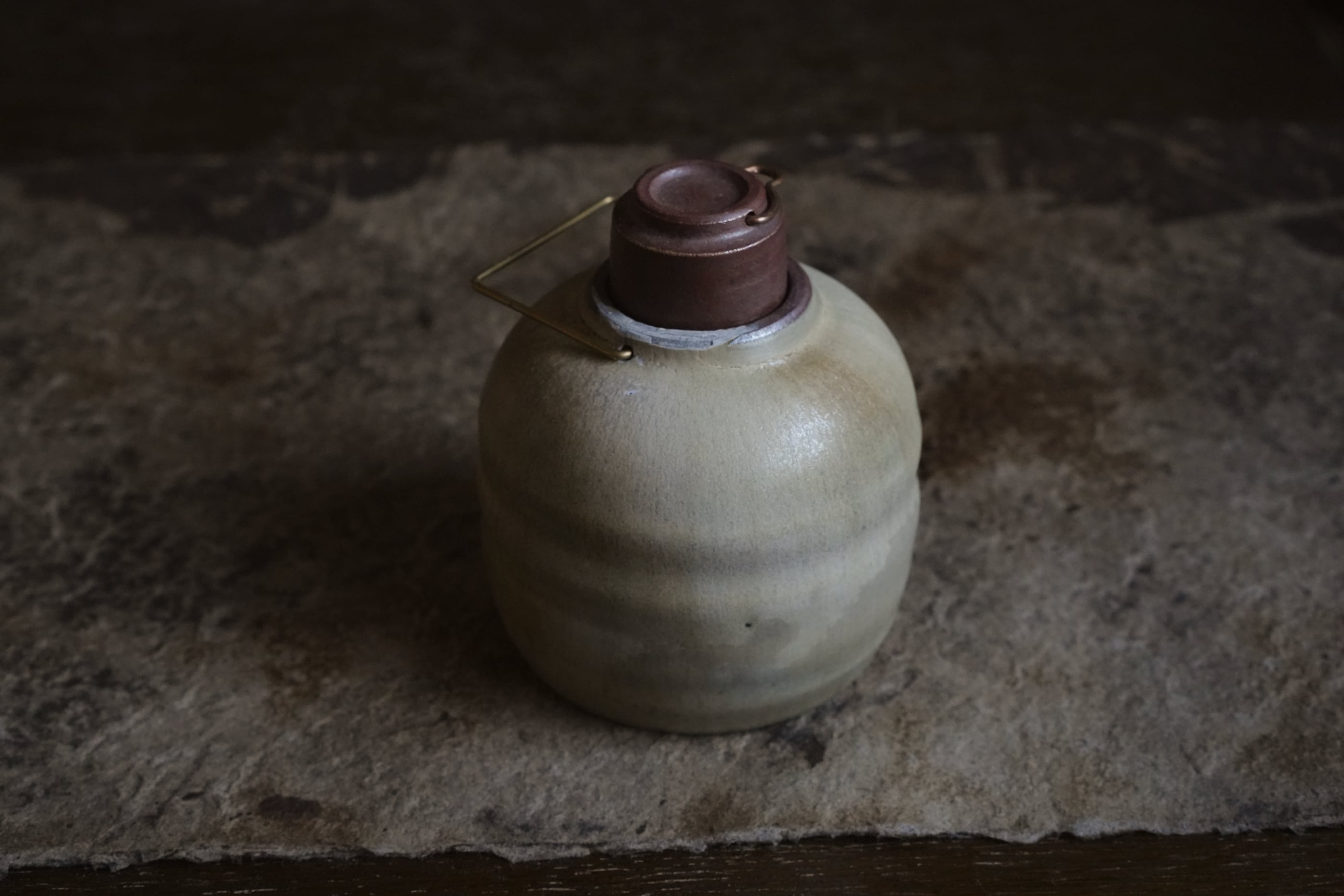 栾波らんば】薪窯焼成 茶席用アルコールランプ / 【Bo Luan】Alcohol