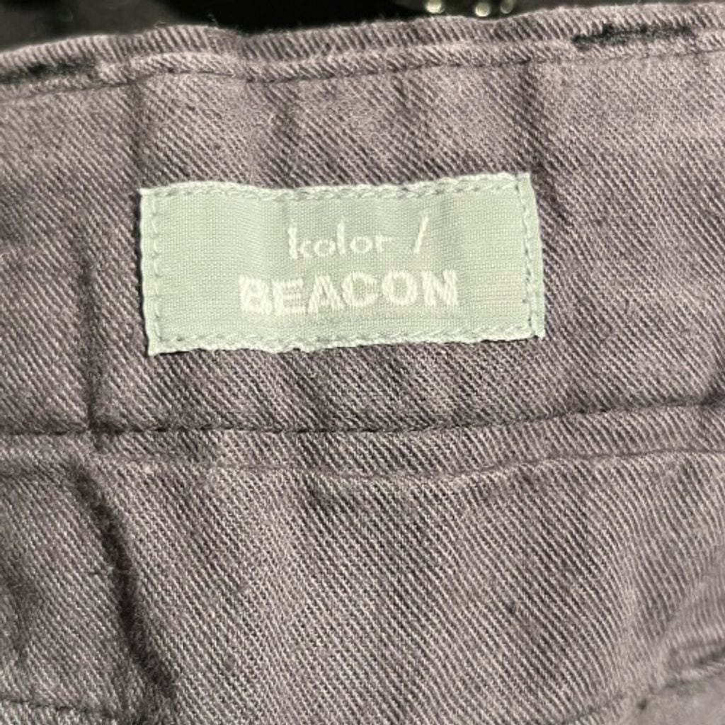 kolor BEACON カラービーコン パッカリングパンツ 22SBM-P03137 ブルー