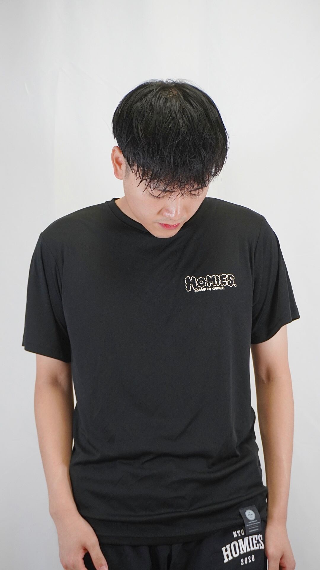HOMIES CASTELLA DONUT OPENING TEE color Black | N TOWN HOMIES
