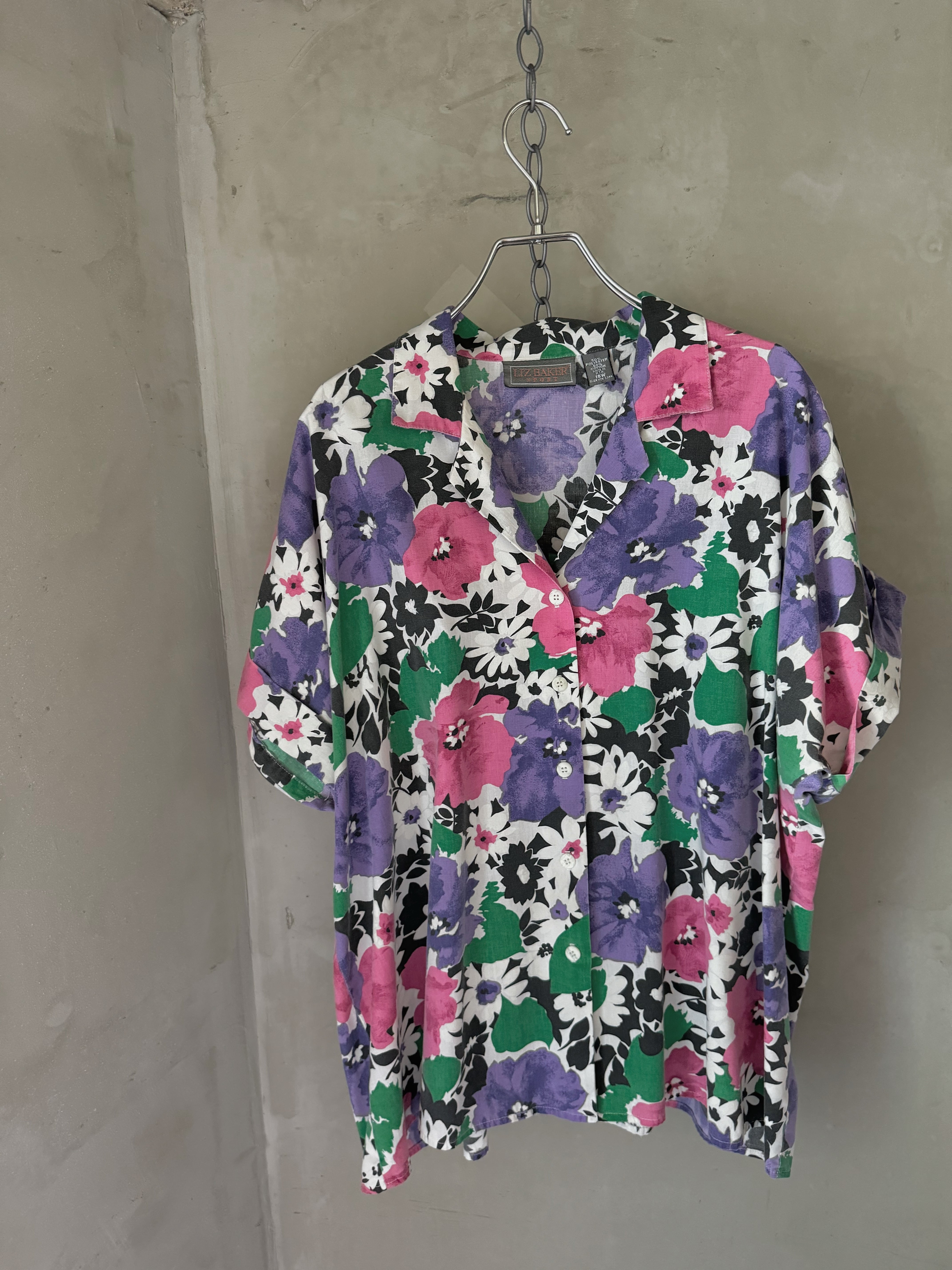 made in USA flower shirts(Bill vintage)