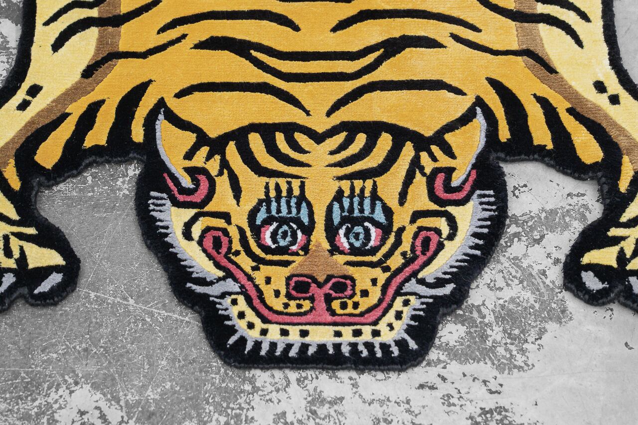 Tibetan Tiger Rug 《Sサイズ•シルク・オリジナル3・シグネチャー