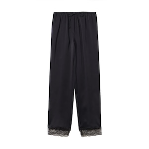 forte_forte LACE PANTS NAVY