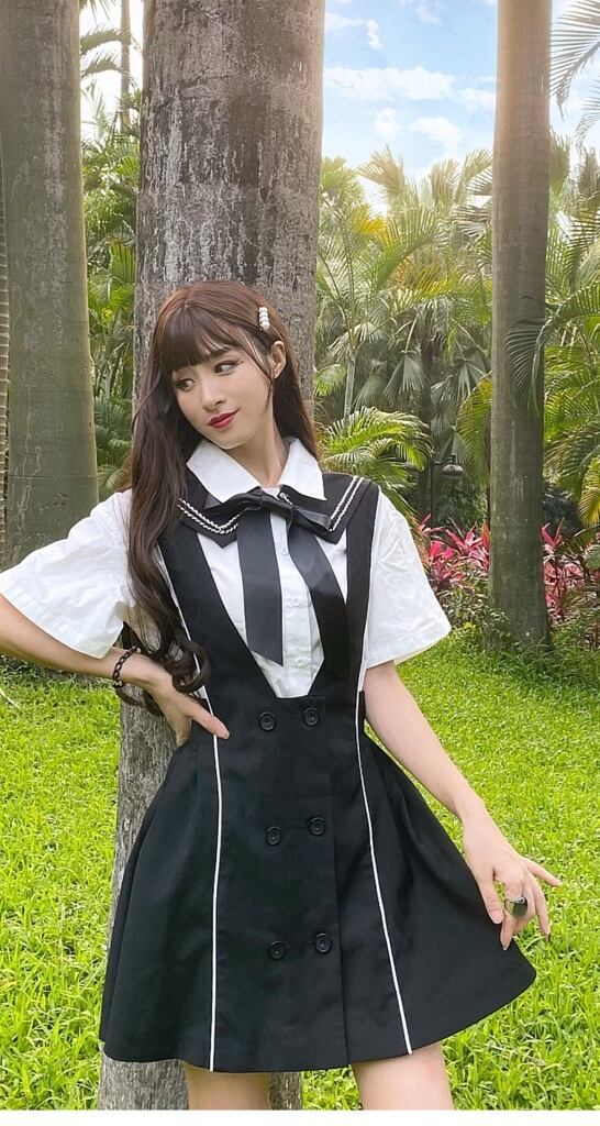 セーラー ワンピース セーラー服 スクール フリフリ ホワイト