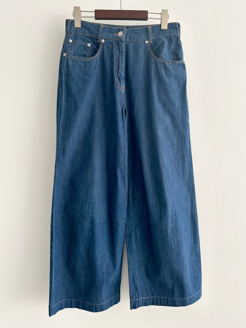 DRIES VAN NOTEN WIDE STRAIGHT DENIM PANTS | dear closet