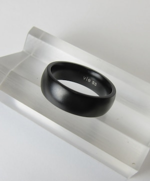 MATT シンプルブラック 幅広 リング  R1003BK MATT(WEB限定商品)