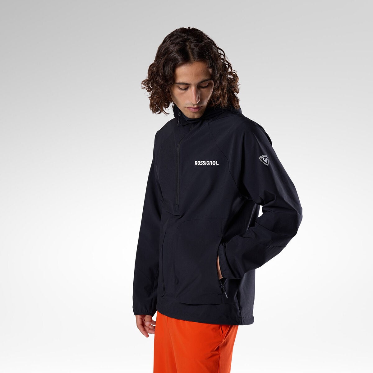 M STRETCH ANORAK - 200 BLACK | ROSSIGNOL APPAREL