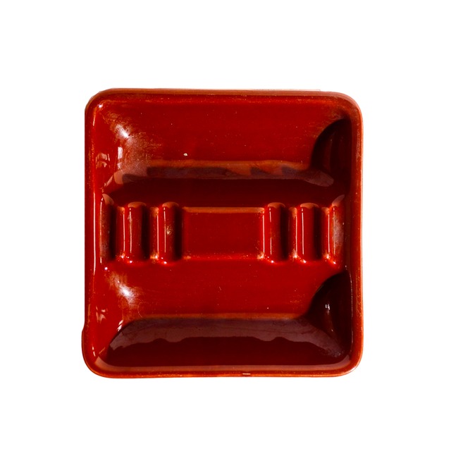 (Mustard)Ceramic Ashtray or Accessory Holder