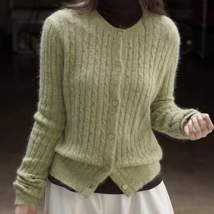 2色／ケーブルニットカーディガン ・20513