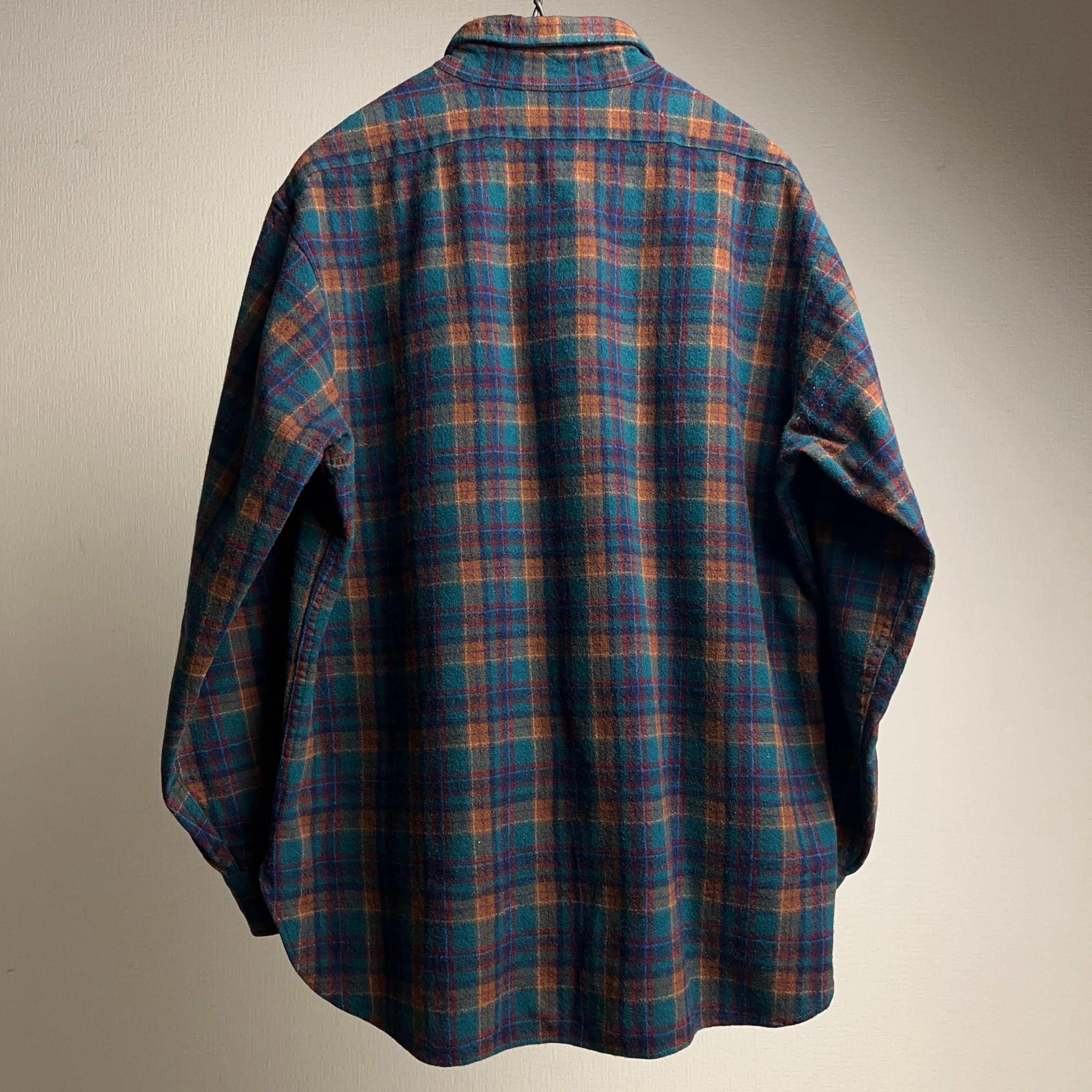 90s USA製　Vintage PENDLETON ウールチェックジャケット古着屋エネーチェルペンドルトン