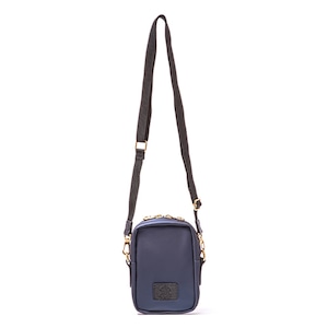 【NAVY】SW CROSSBODY BAG／クロスボディバッグ（レザープレート）