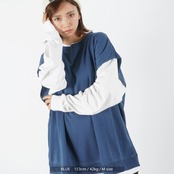 ＼SALE／◆スウェットベスト アンサンブル ロンTee◆ ms-1625-112