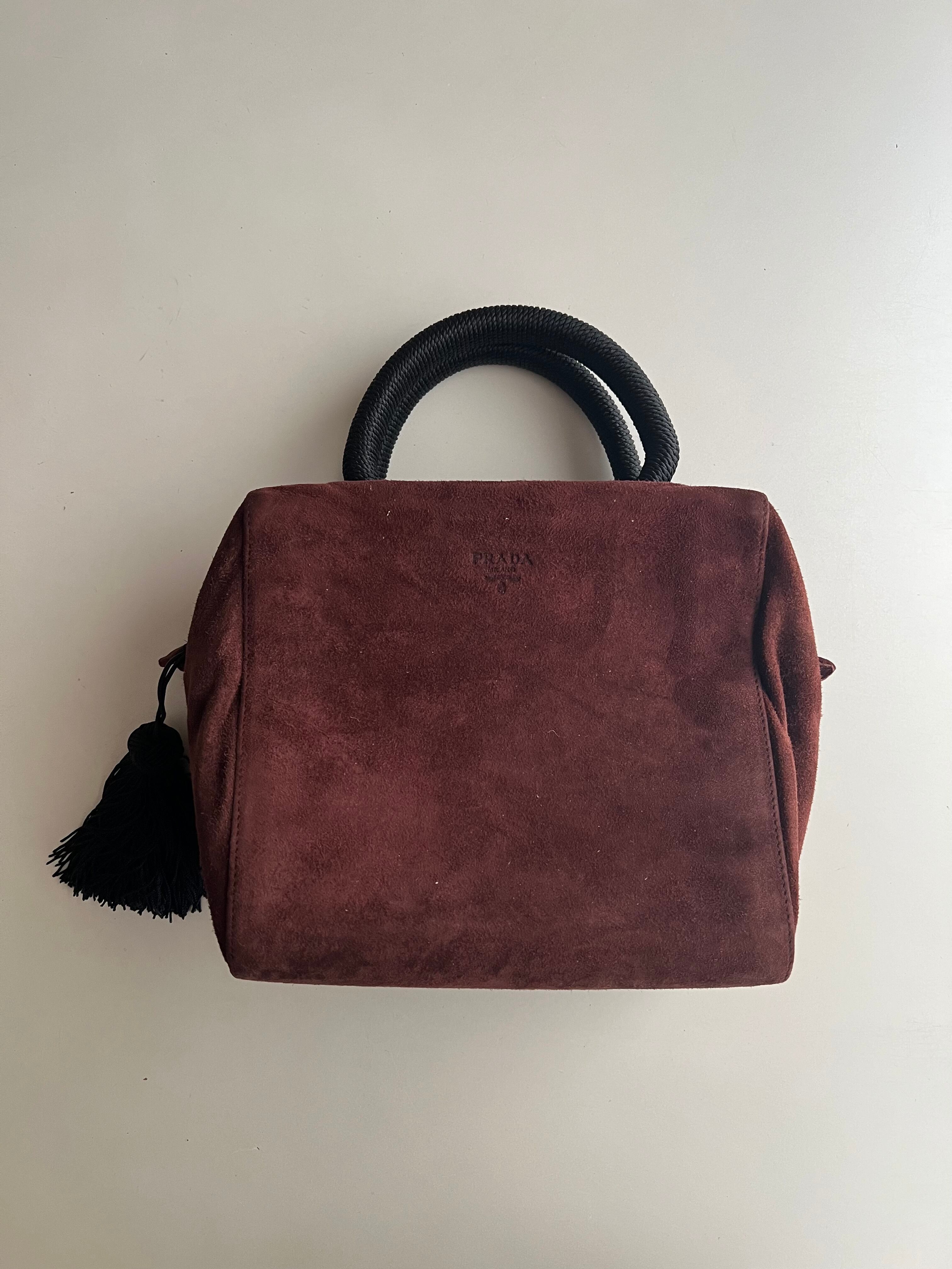 FW1993 PRADA FRINGE HAND BAG | triptraproll 