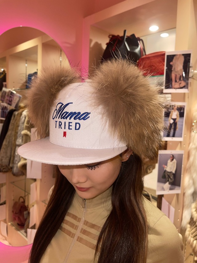 REMAKE FUR CAP     Y2K