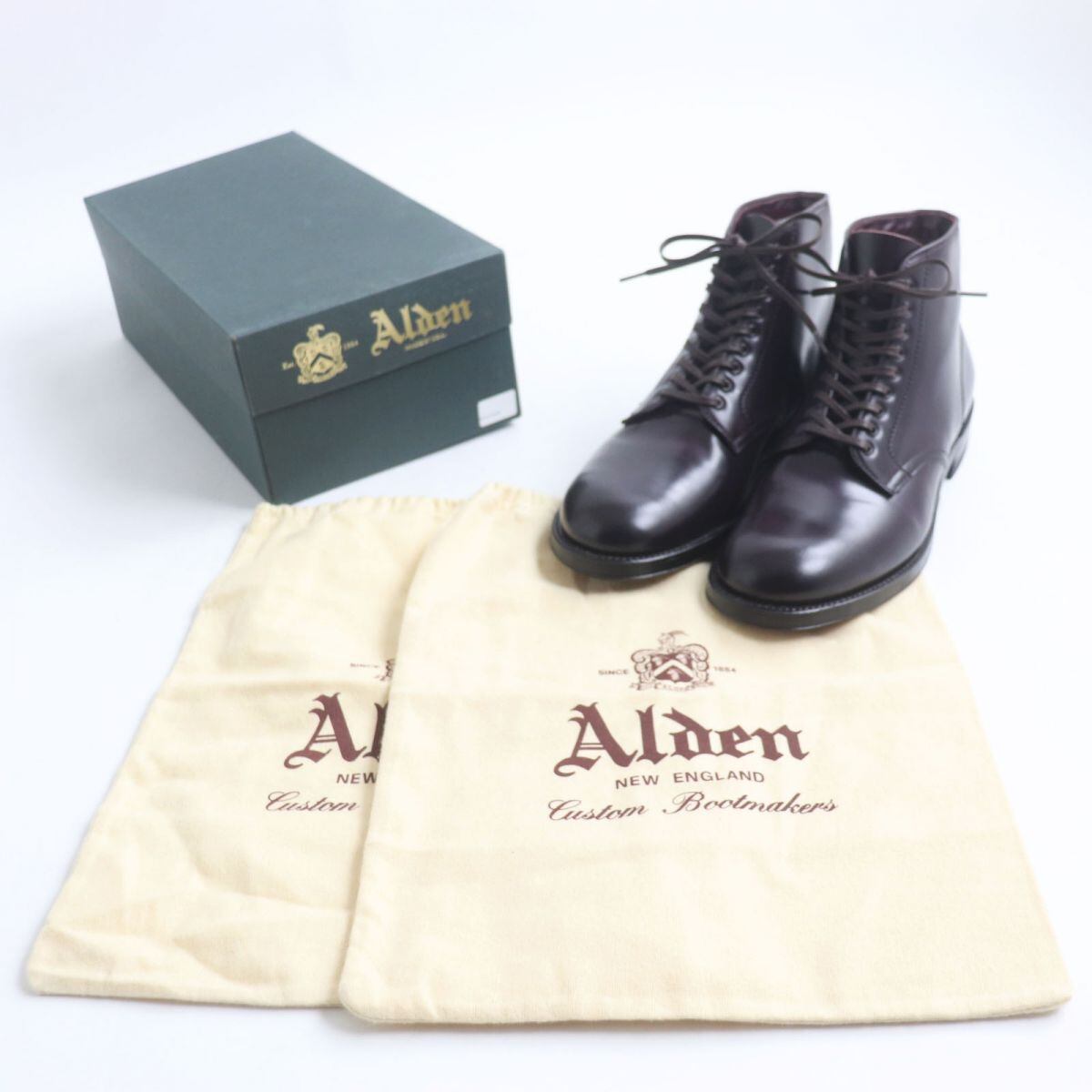 オールデン Alden ブーツ バーガンディ 9 1/2D