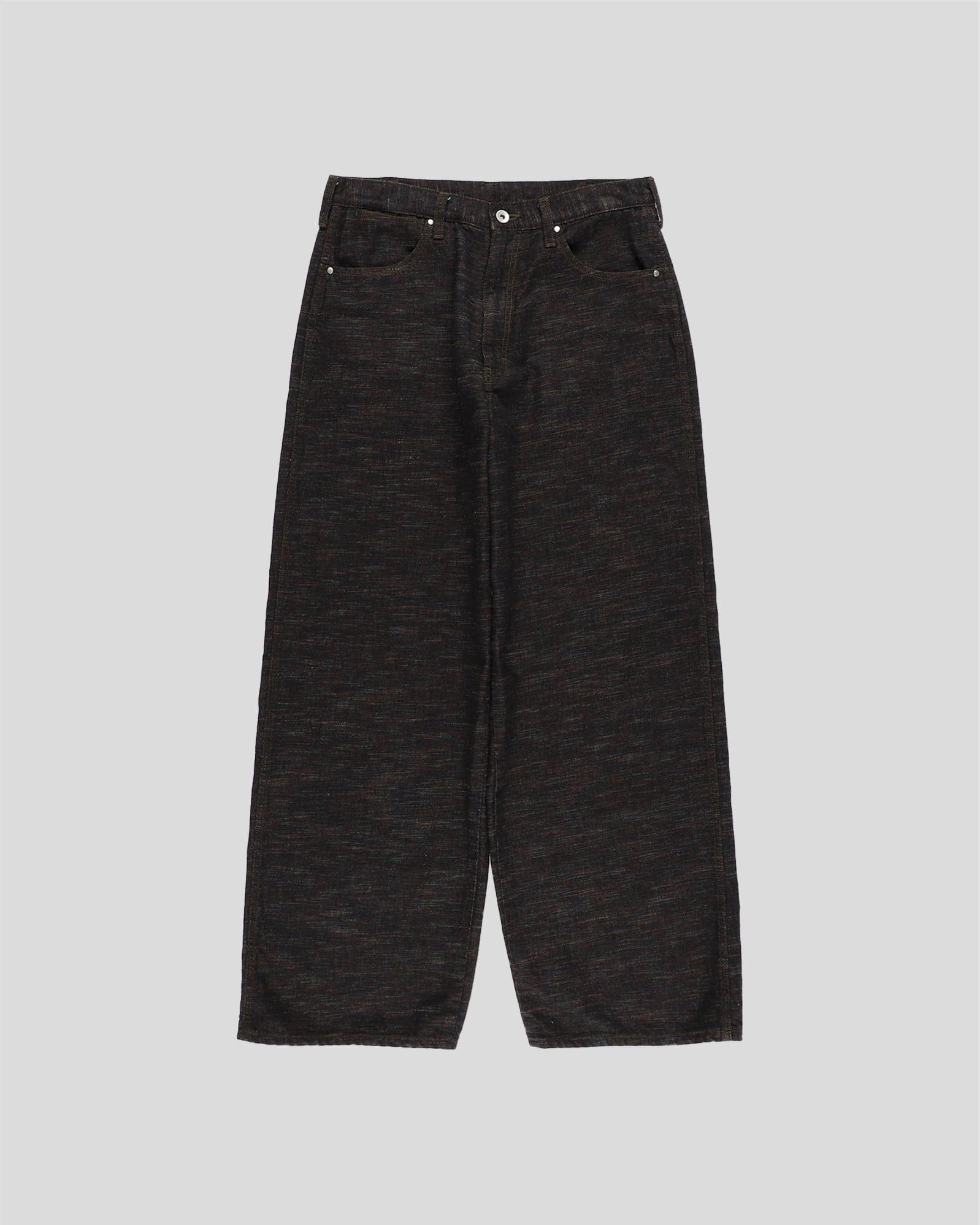INLAY DENIM WIDE JEAN “Bisbee” BLACK