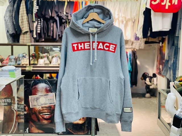 GUCCI THE FACE OVERSIZED HOODIE GREY SMALL 210KA2419