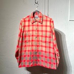 70s WILSHIRE ”Box Cut" Check Shirt