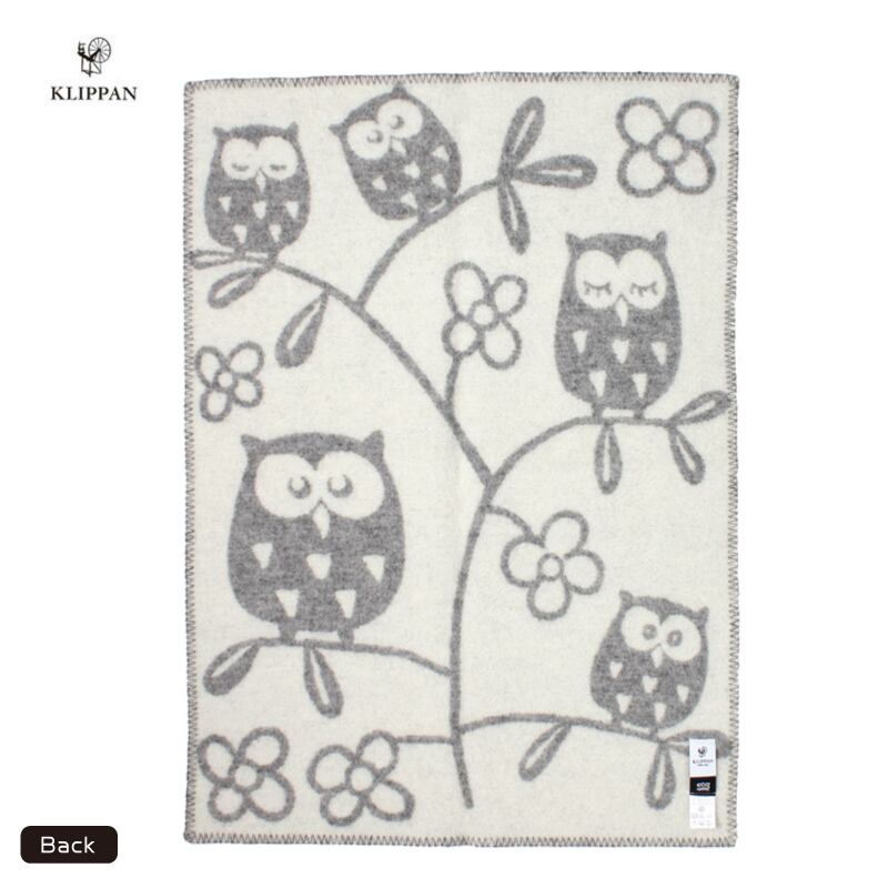 Klippan クリッパン　ブランケット　フクロウ柄　ミナペルホネン Klippan クリッパン ブランケット フクロウ柄 ミナペルホネン 【公式通販】