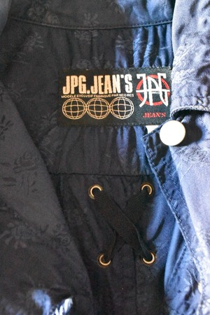 "JPG JEAN’S" by JEAN PAUL GAULTIER Blue flower meshed jacket
