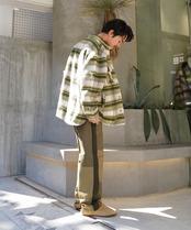 【#Re:room】COLOR SWITCHING WIDE CHINO［REP235］