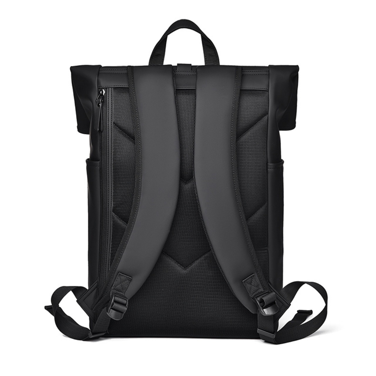 ダブルファスナー ロールトップバックパック af0177