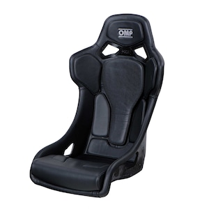 HA0-0831-A01#071 RT CARBON SEAT IN LEATHER BLACK