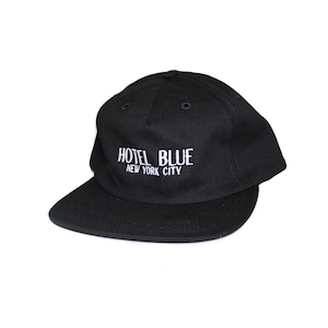 HOTEL BLUE LOGO CAP BLACK