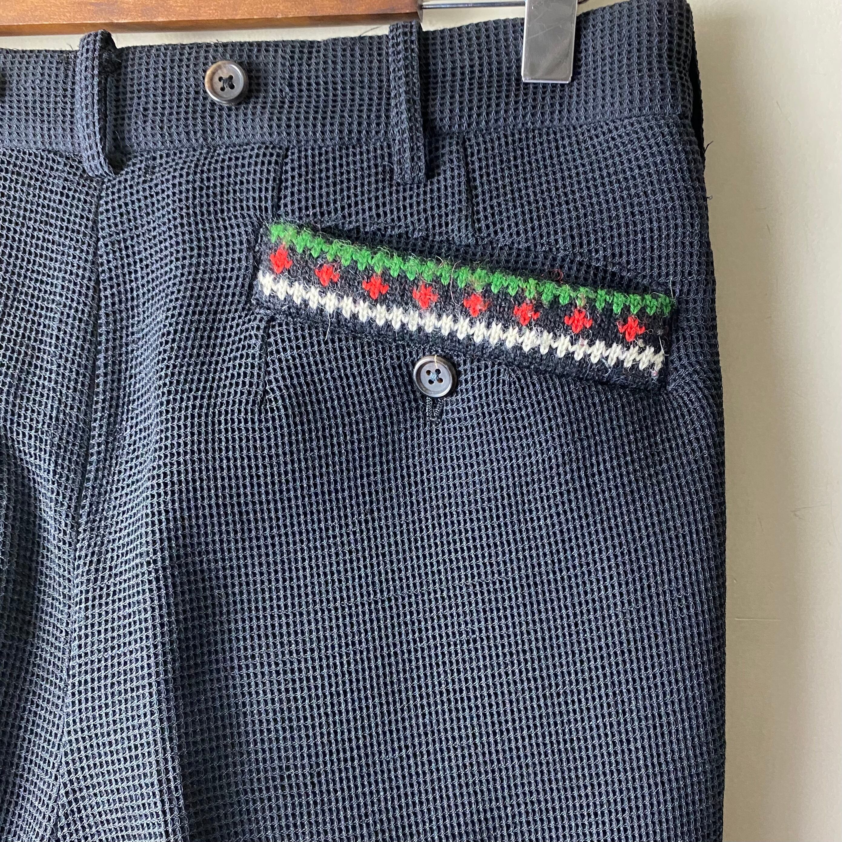 archive YOHJI YAMAMOTO POUR HOMME knit switching set-up suits