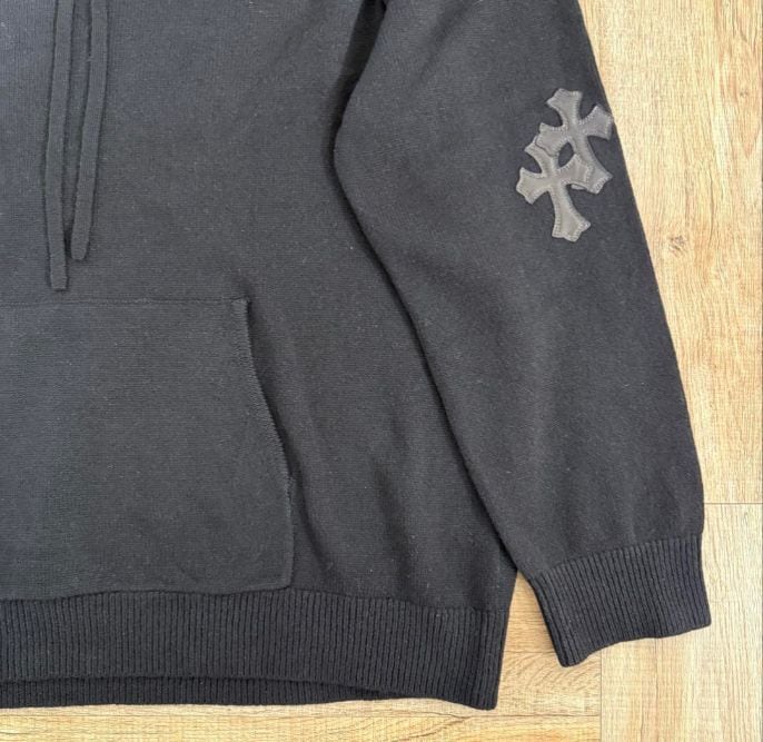 CHROME HEARTS クロムハーツ クロスパッチ カシミアプルオーバー