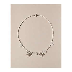【hitotonari】2DOG's necklace -ホワイト②-
