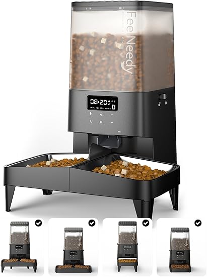 MOFMORE 自動給餌器 5L 2タイプオートフィーダー 猫・犬用自動給餌器 – MOFMORE