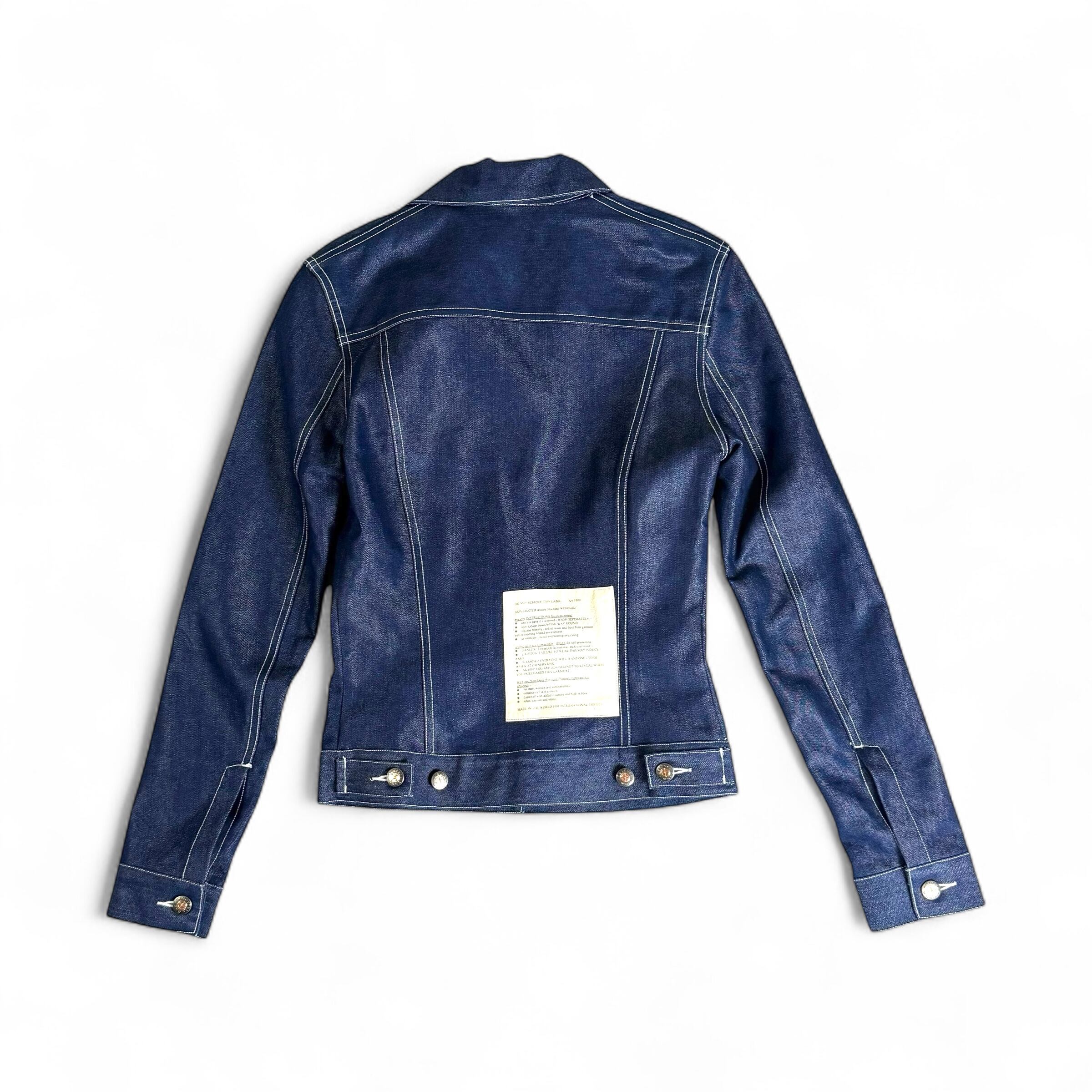 dexter wong shiny denim JKT | seed