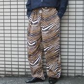Zubaz zebra pattern wide easy pants
