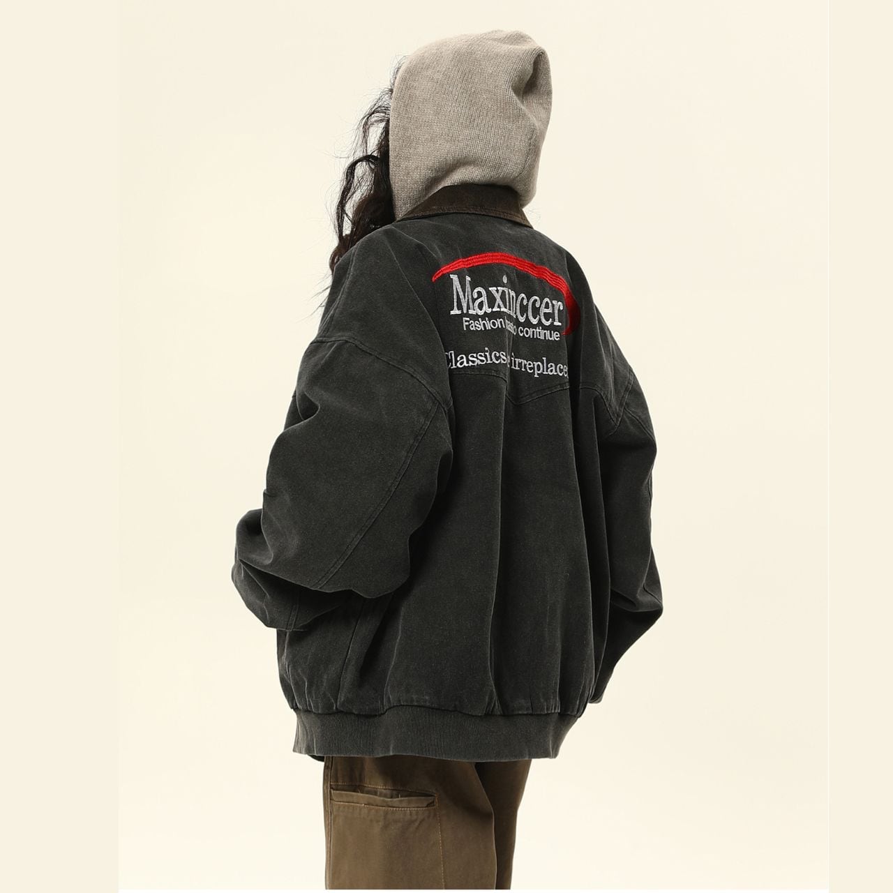 ロゴワークスタイルブルゾン 2col R00753