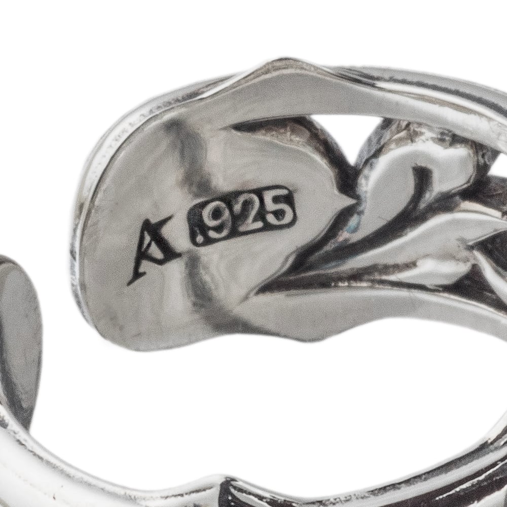 トパーズローズリング ブルートパーズ AKR0064 Topaz Rose Ring Blue