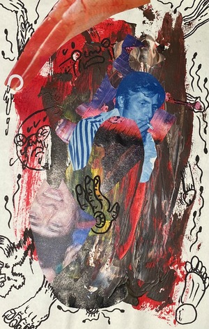 コラージュドローイングシリーズ「混沌のパーフェクトゲーム」