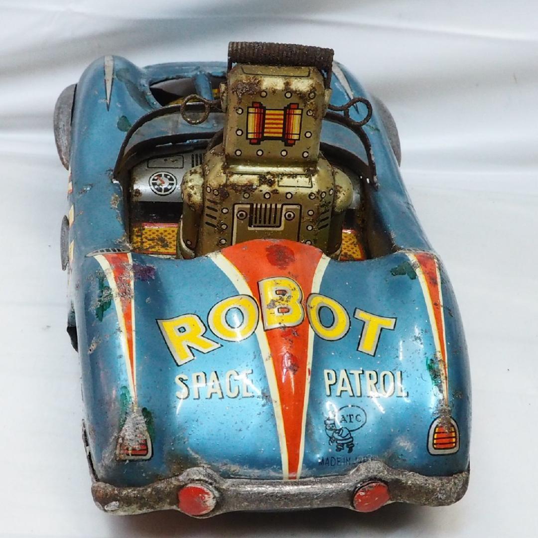 旭玩具ロボット スペース パトロール メルセデス ベンツ tin toy car 