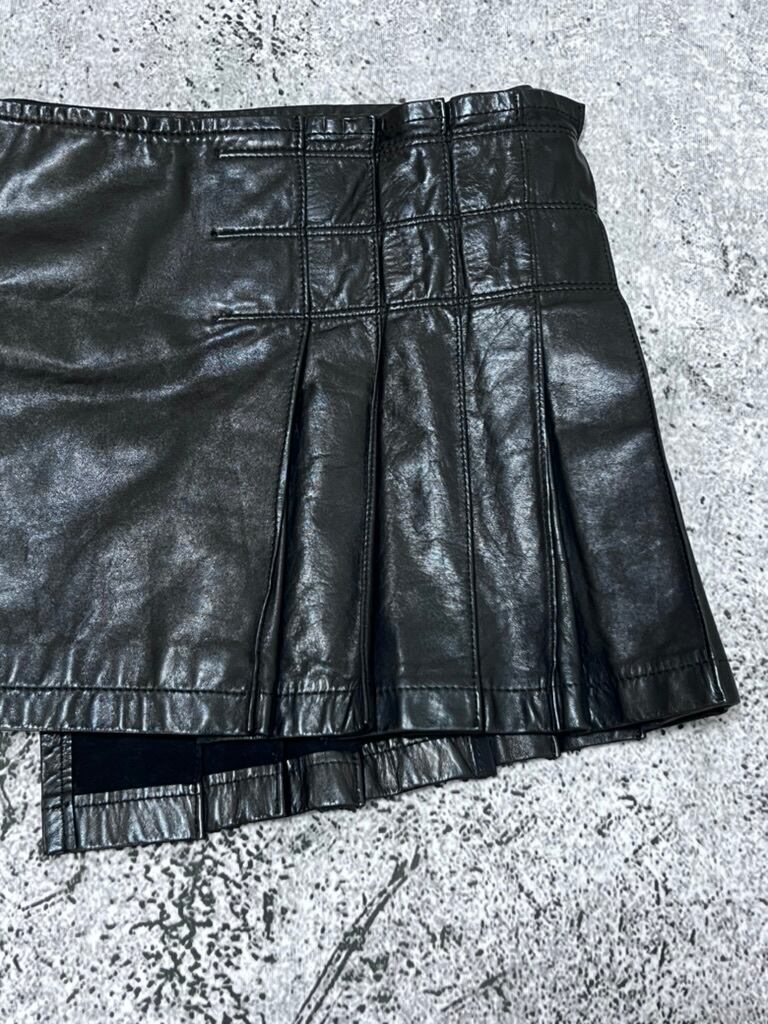 【LIMI feu】カウレザー ラップスカート LIMI feu】カウレザー ラップスカート | Enithéa