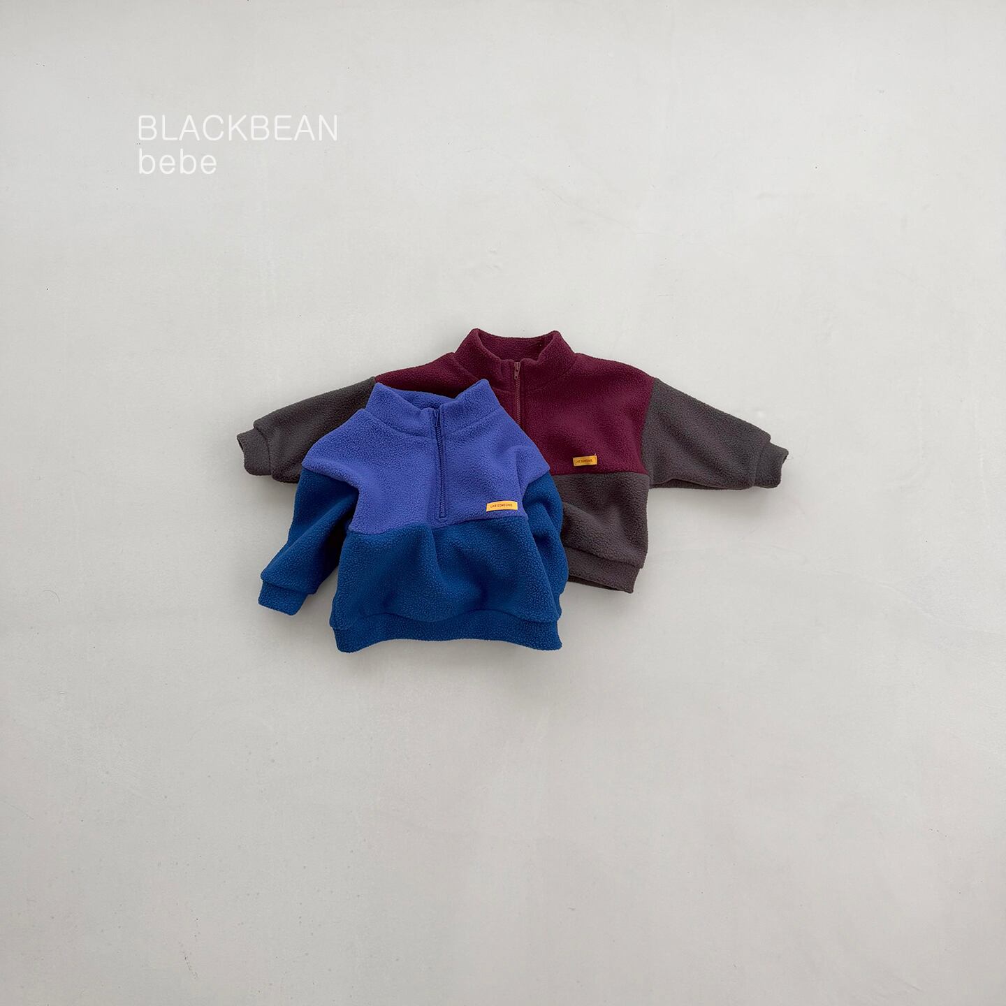 bebe kings zip-up【blackbean】※11月下旬〜12月上旬発送予定