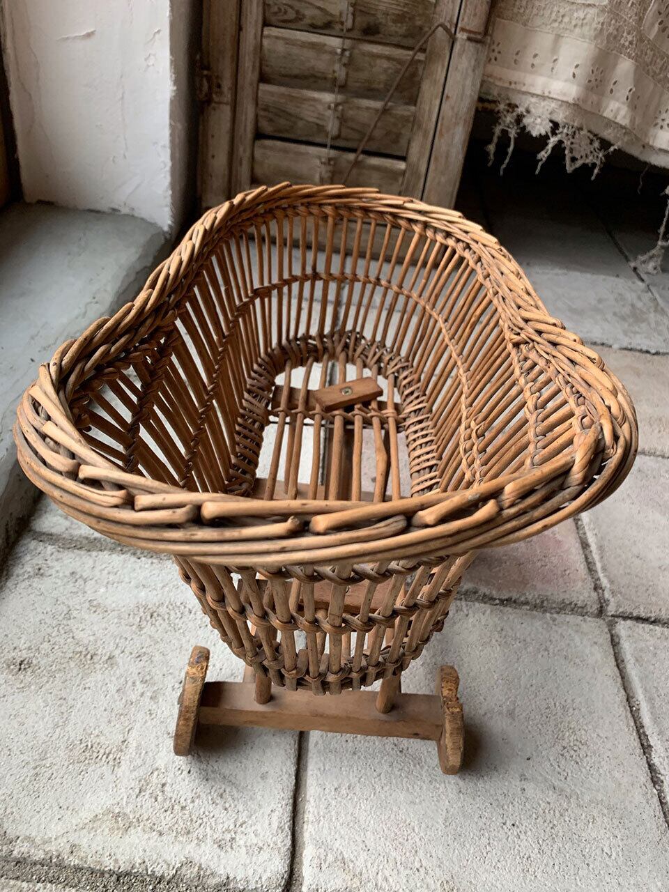 ドール用カート ベビーカー 乳母車 車輪 | Brocante de La Cocotte