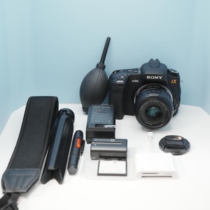 SONY α300 DSLR-A300 一眼レフ スマホ転送OK フルセット 美品 シロクマカメラ a7260