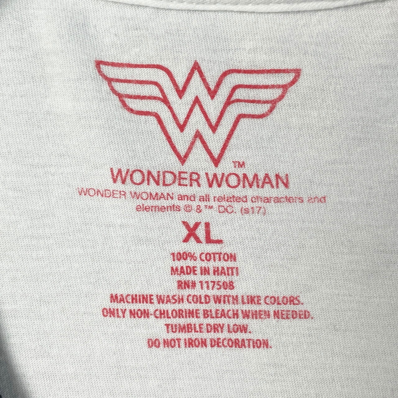 WONDER WOMAN ワンダーウーマン アート キャラクタープリント リンガー 