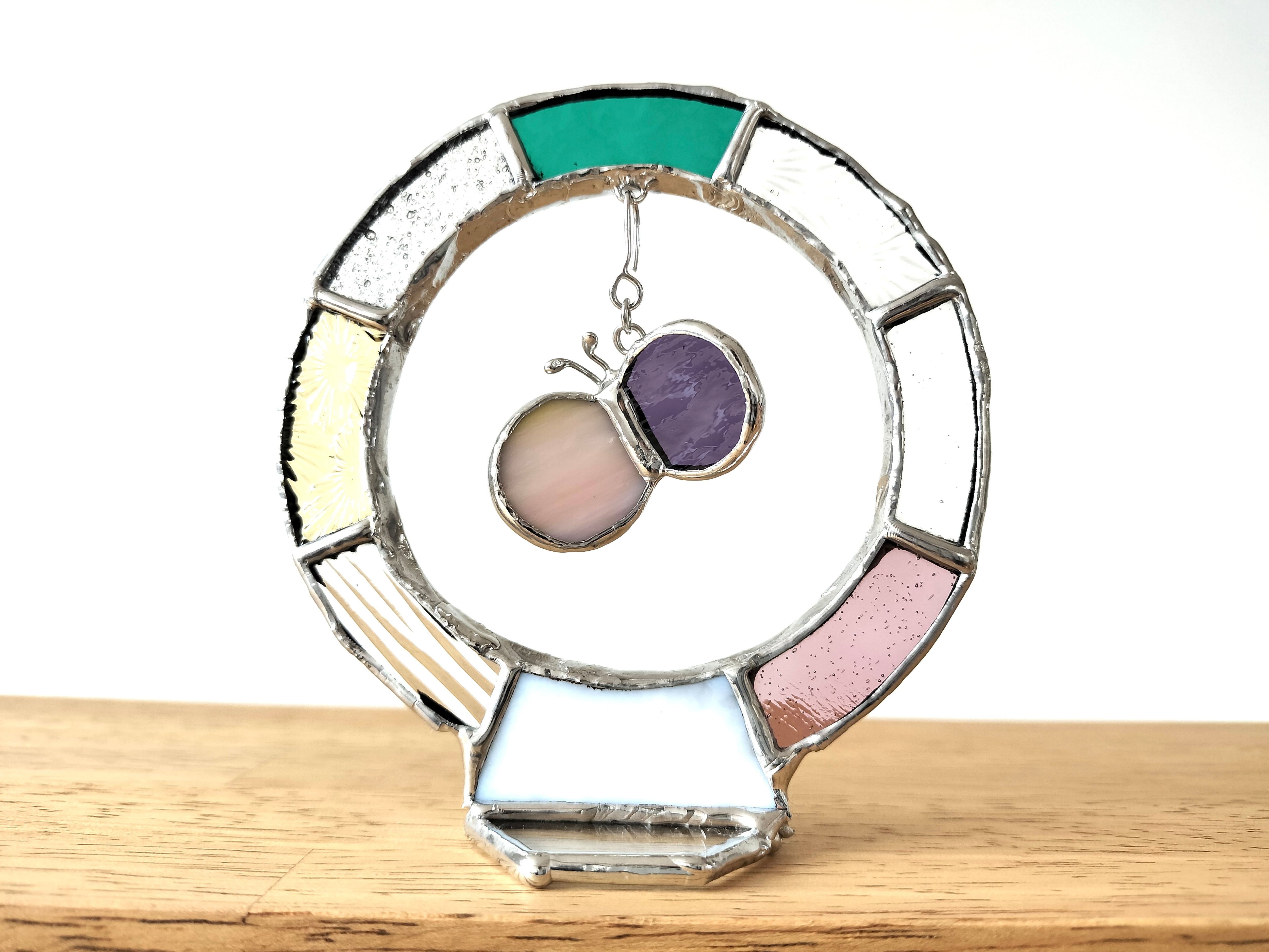 ステンドグラス】スタンドモビール 蝶 ≪受注生産≫ | すてあーず