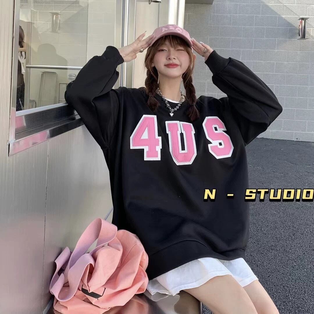 トレーナー グレー ピンク 黒 アメリカガール スクール 制服 チェック