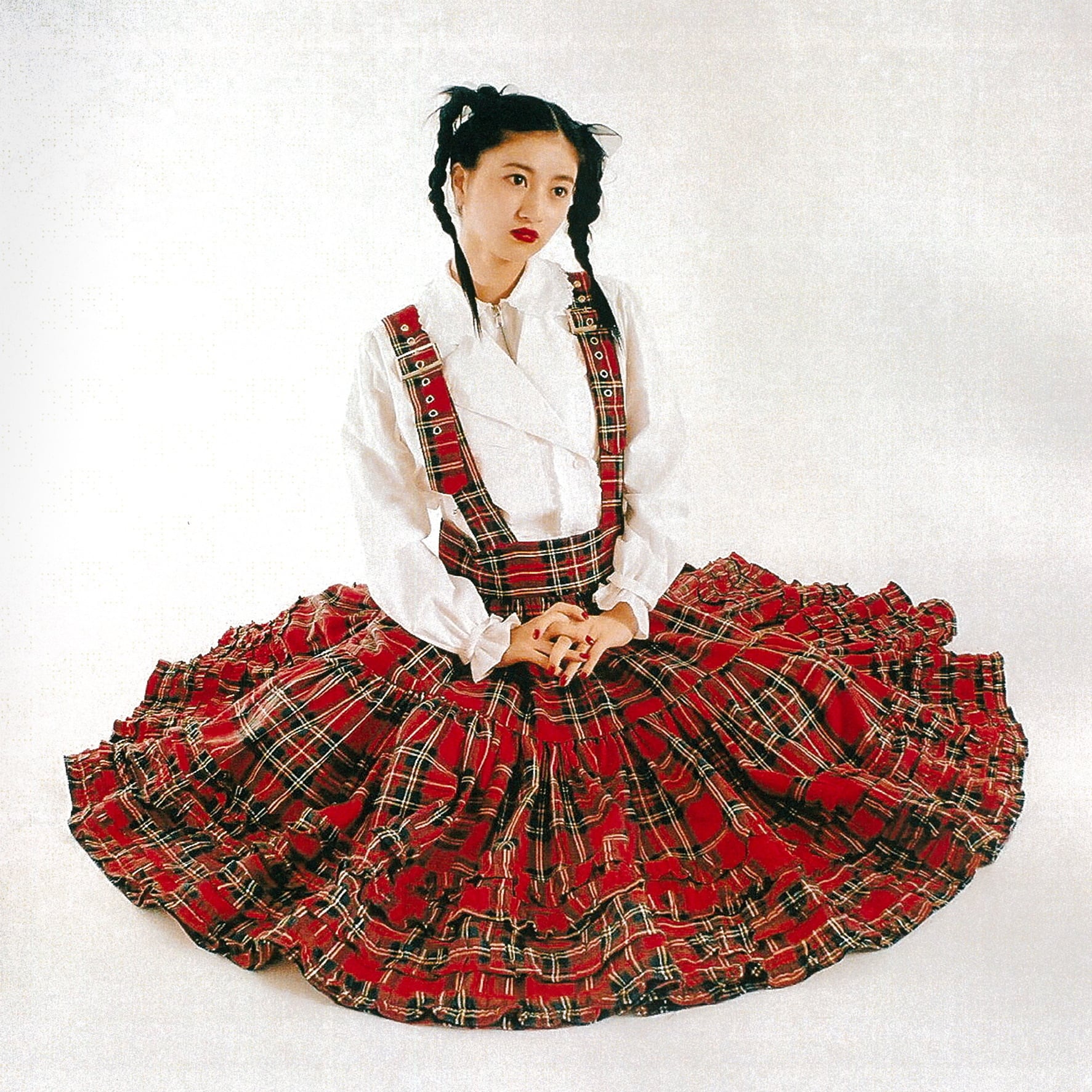 吊りリボンスカート RED | HEIHEI｜キャミワンピース 