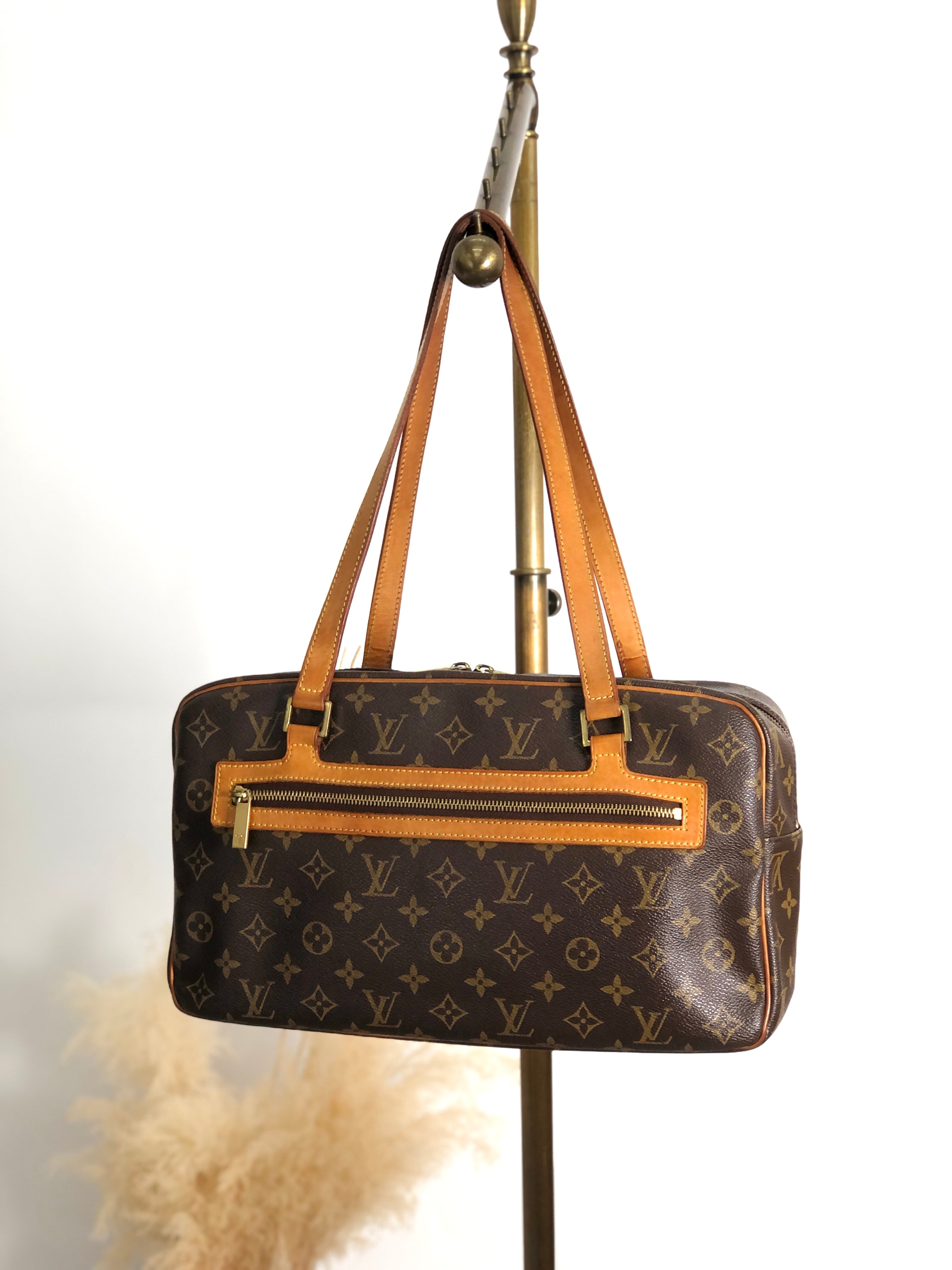 LOUIS VUITTON ルイヴィトン モノグラム トートバッグ ブラウン PVC